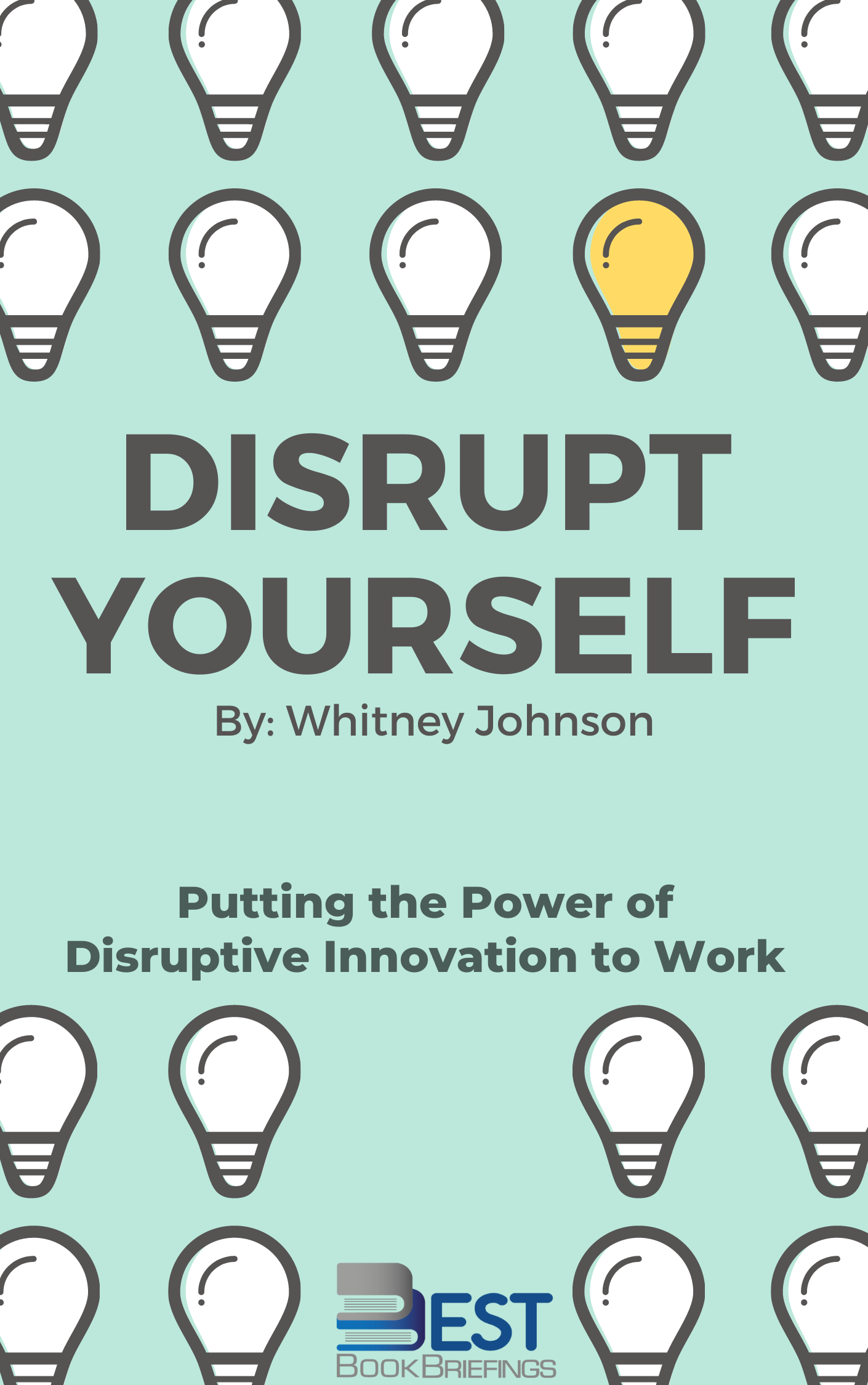 Whitney Johnson wants you to consider this simple, yet powerful, idea: disruptive companies and ideas upend markets by doing something truly different—they see a need, an empty space waiting to be filled, and they dare to create something for which a market may not yet exist. In Disrupt Yourself, Johnson helps 
