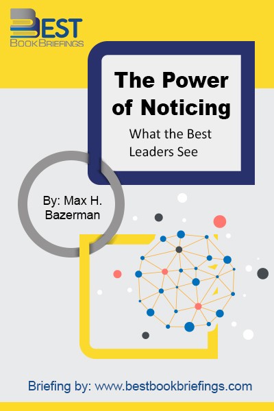 The role of noticing is deeply rooted in the rapidly evolving field of behavioral decision research. It has diffused to a number of other fields, including behavioral economics, behavioral finance, behavioral marketing, negotiation, and behavioral law. The field is rooted in the concept of  bounded rationality  and in scientists’ work on 
