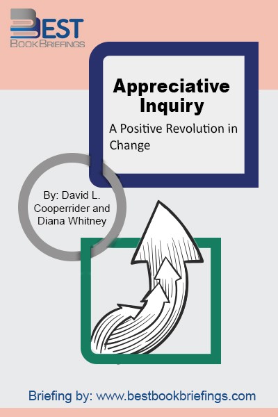 Appreciative Inquiry (AI) is a new model of change management, uniquely suited to the values, beliefs, and business challenges facing managers and leaders today. It is a process for large-scale change management that can enable you to engage and inspire your highly diverse and dispersed workforce; to involve customers and other 