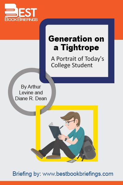 Today’s college students are struggling to maintain their balance as they attempt to cross the gulf between their dreams and the diminished realities of the world in which they live. They are seeking security but live in an age of profound and unceasing change.  This is a generation that thinks of 