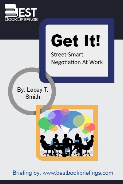 Street-smart negotiation at work is a guide to the art of dealing: leveraging the powers of emotion, recognizing them and adding them into one’s strategy. Additionally, there are the importance of being completely honest with oneself, proper preparations before one approaches the negotiating table, and how to cultivate three skills to 